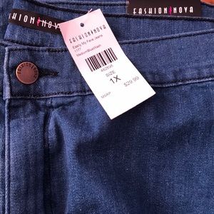 Fashion nova 1x blue jeans
